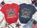 Adult 4th of July Anderson Courthouse Red Shirt S