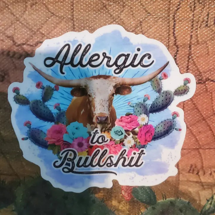 Allergic To Bs Sticker