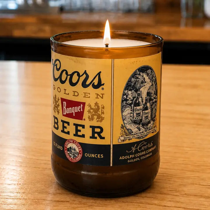 Coors Bottle Candle 10oz