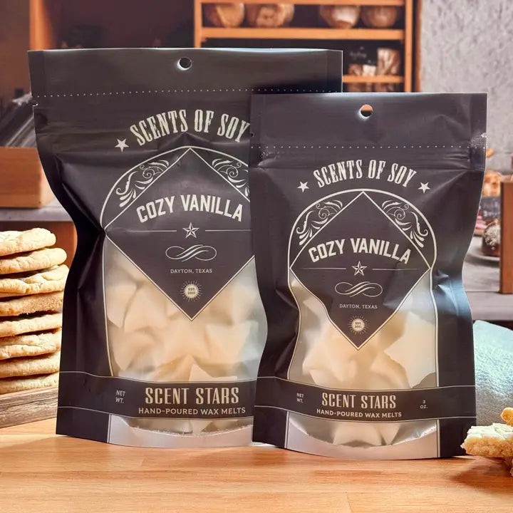 Cozy Vanilla Scent Stars 9oz
