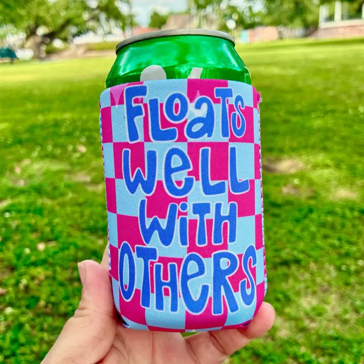 Floats Well With Others Regular Koozie