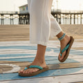 Harbor Pool Blue Sandals 8