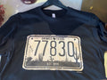 License Plate Zip Code Tee 77830
