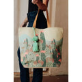 Ivory Cactus Landscape Tote