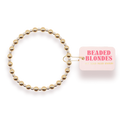 Katy Bracelet in Gold with Silver 6.75