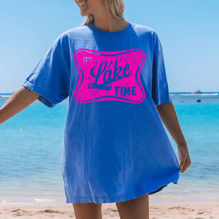 Lake Time Summer Tee S