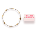 Leah Bracelet in Silver with Gold 6.75