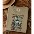 Long Line Of Lunatics Short Sleeve Tee