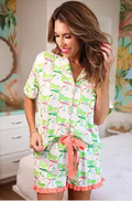 Margarita Moment Ruffle Pajama Set
