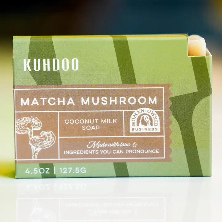 Matcha Mushroom Bar Soap