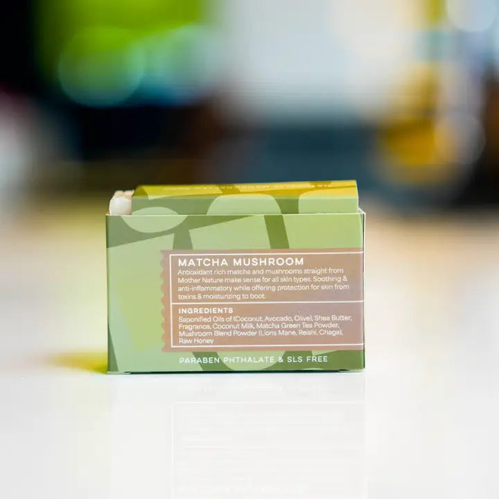 Matcha Mushroom Bar Soap