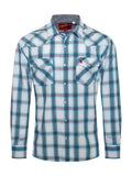 Men's Long Sleeve Pearl Snap 410 XXL