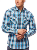 Men's Long Sleeve Pearl Snap 478 L