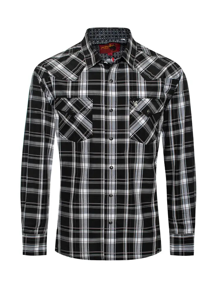 Men's Long Sleeve Pearl Snap 496 M