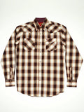 Men's Plaid Western Long Sleeve Big & Tall Pearl Snap Shirt