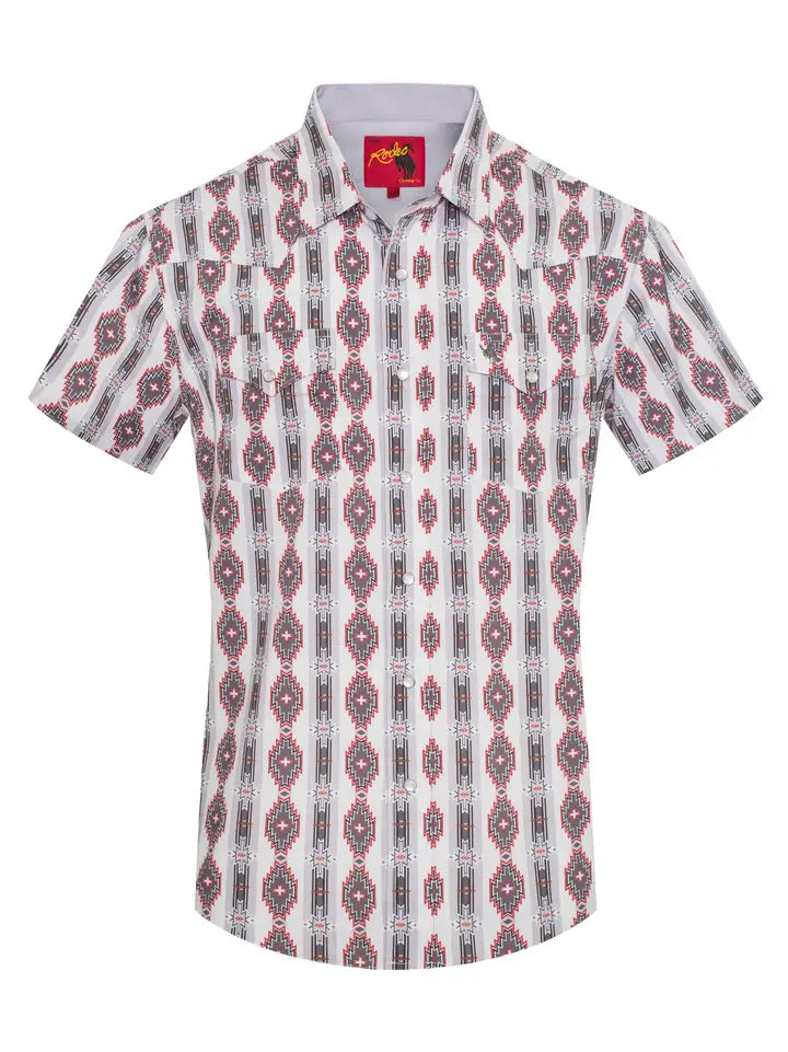 Men's Short Sleeve Pearl Snap 1058 XL