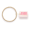 Mini Katy Bracelet in Gold with Silver 6.75