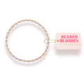 Mini Katy Bracelet in Silver with Gold 6.75