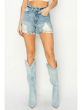 Plus Size Hybrid Style High Rise Shorts 1X