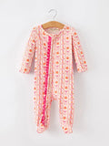 Pumpkin Bow Baby Sleeper