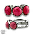 Pink Round Stone Ring