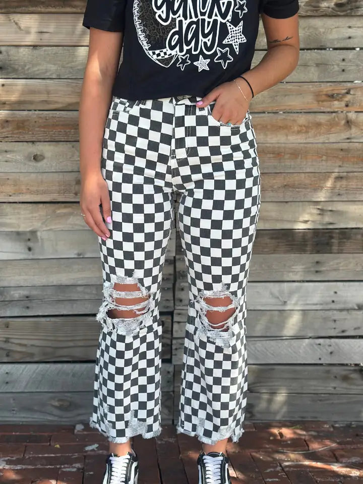 Round The Track Jeans 3/4