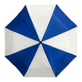 Royal Blue & White Compact Gameday Umbrella