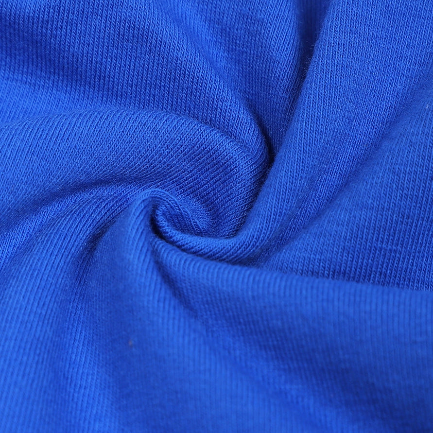 Royal Blue Sequins Bow Shorts