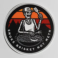 Smoke Brisket Not Meth Sticker