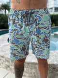 Texas Coastal Camo Athletic Shorts L