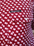 The Maroon Pearl Snap Fishing Shirt