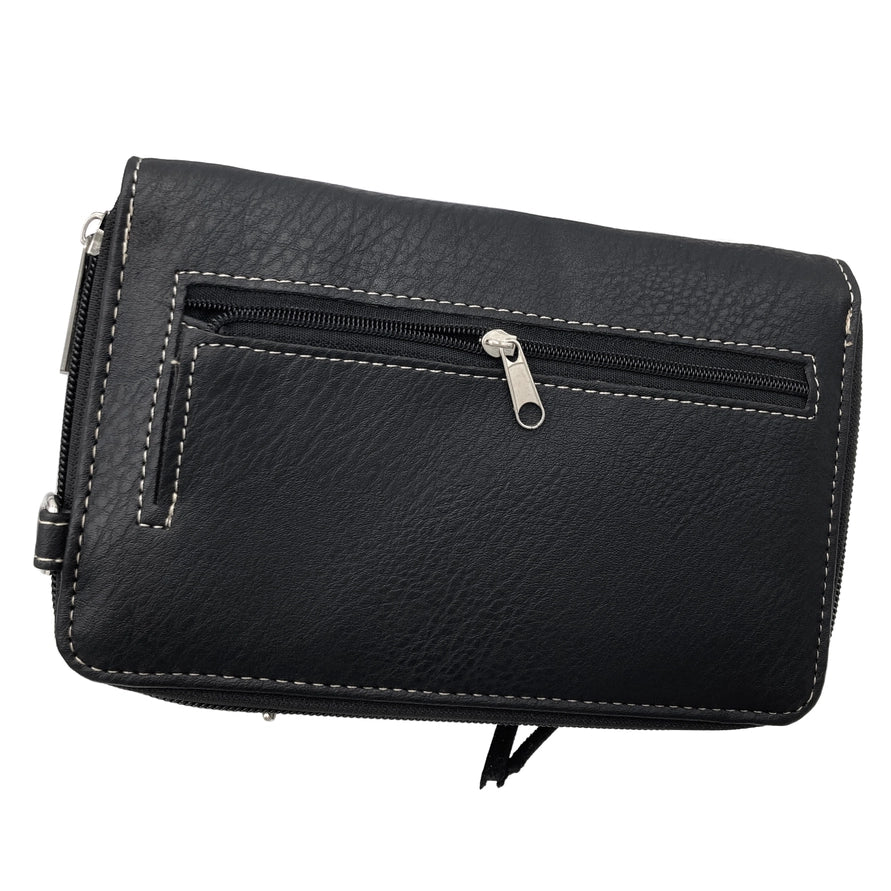 Black Western Fringe Women's Crossbody Phone Wallet