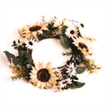 White Sunflower Candle Ring