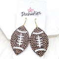 Wild Side 2" Football Earrings